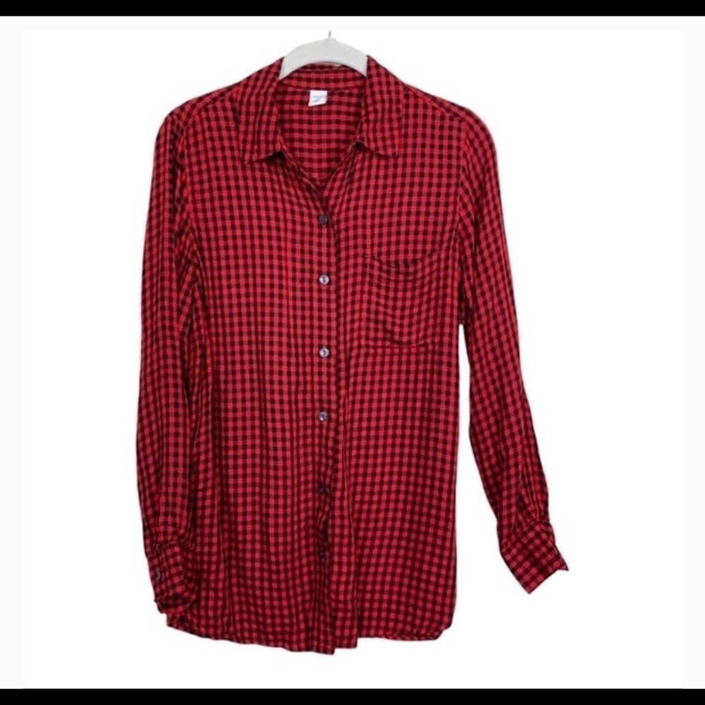 Buffalo Plaid Red and Black Check Shirt